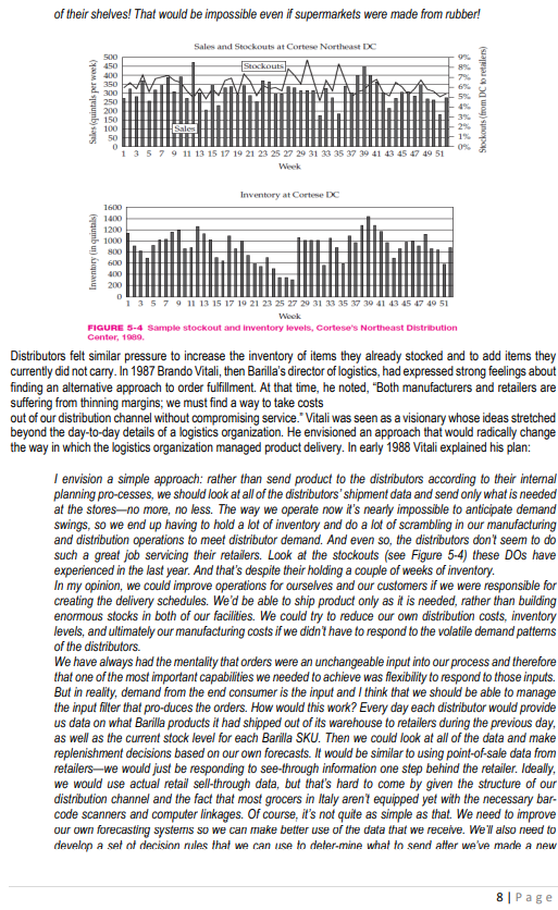 Q1. After reading the case study, list