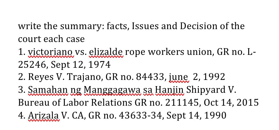 Subject: human resource management write the