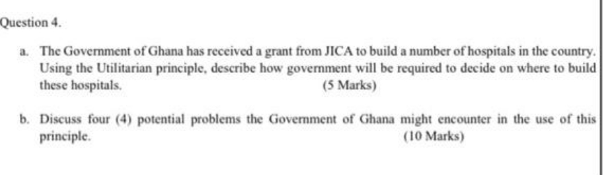 ANSWER ASAP Question 4. a. The Government of