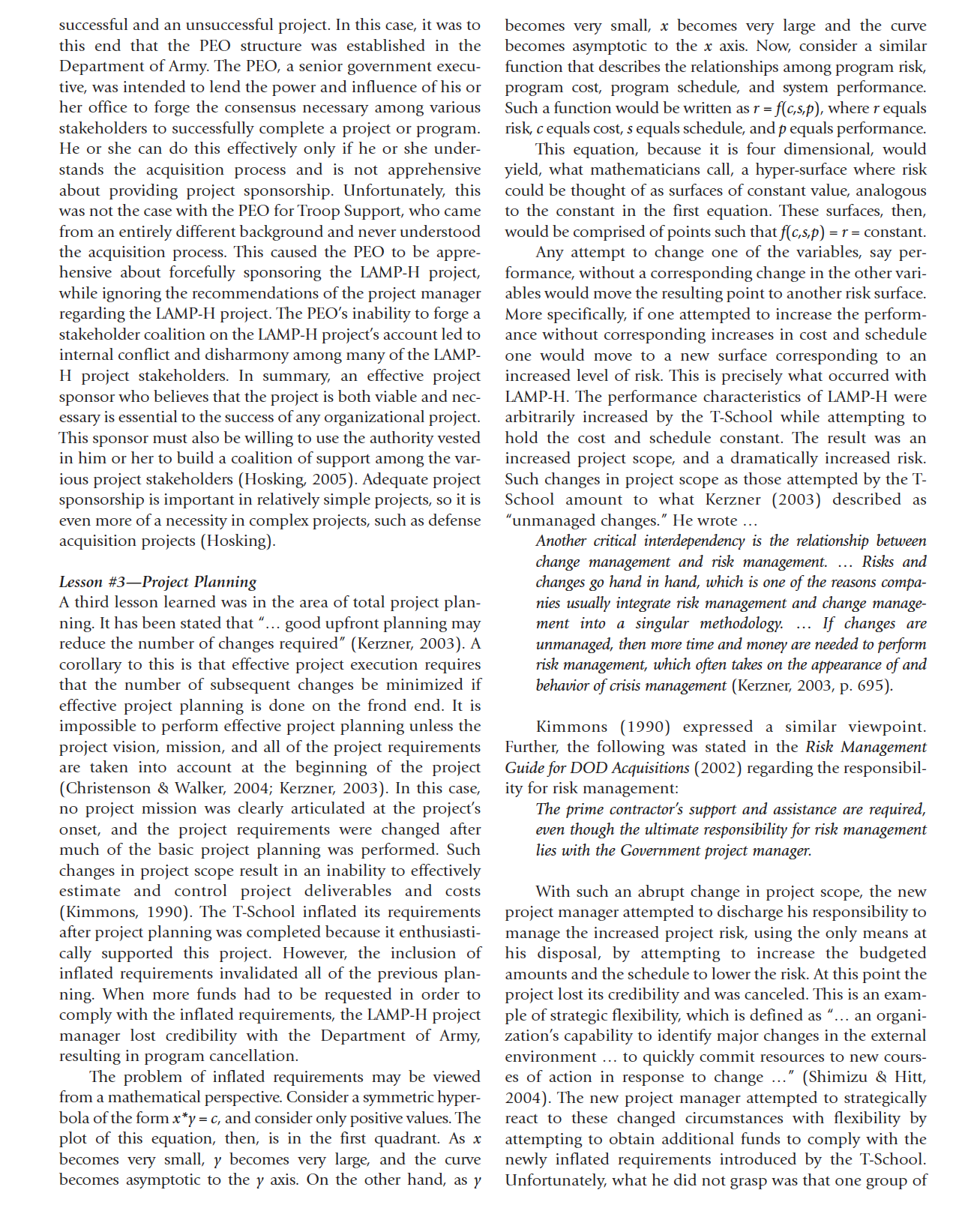 A CASE STUDY OF PROJECT AND STAKEHOLDER