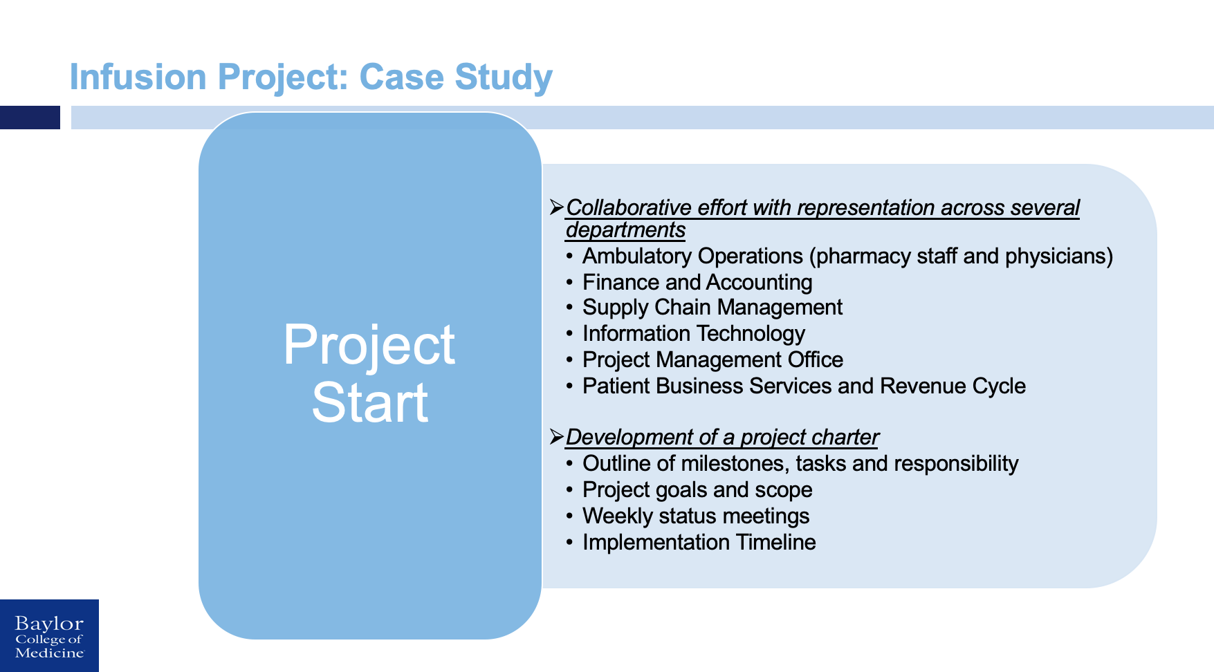 Infusion Project: Case Study Problem Statement