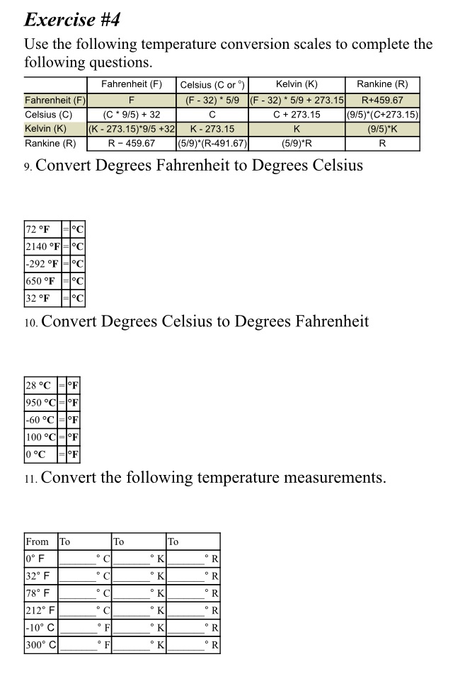 Can you help me answer these please Exercise #4