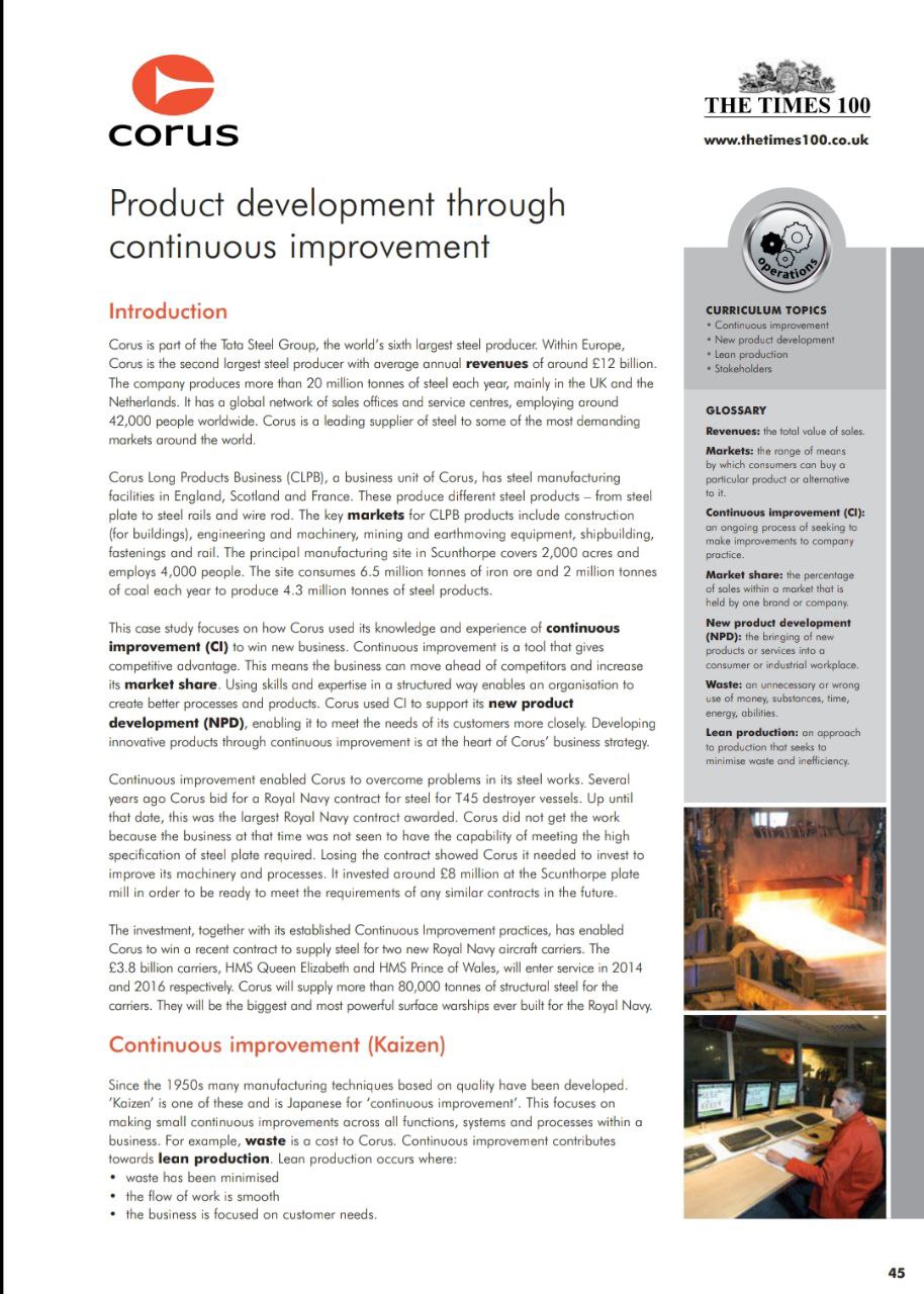 Lean production uses fewer resources more