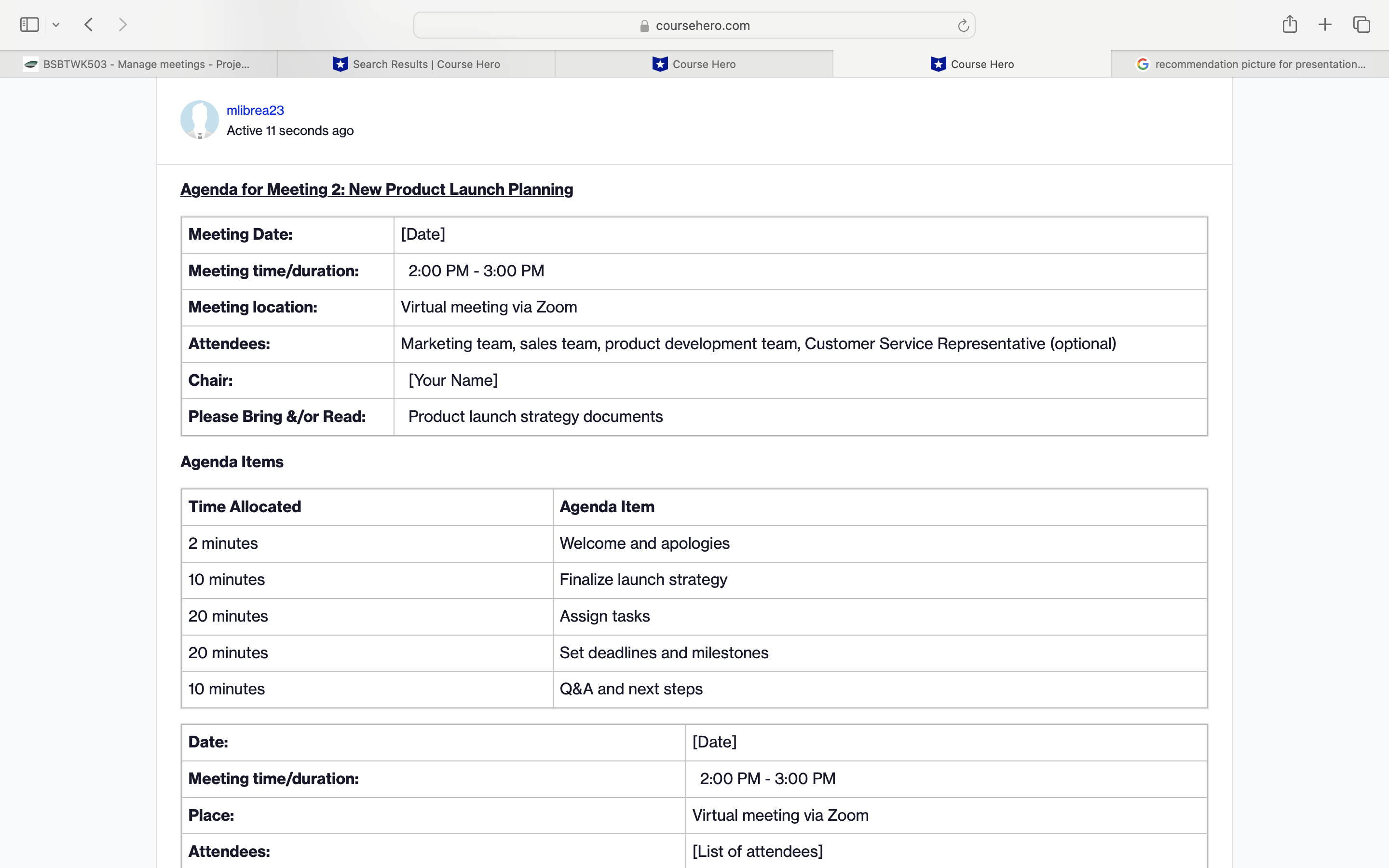 Can you give me a sample What problem did you