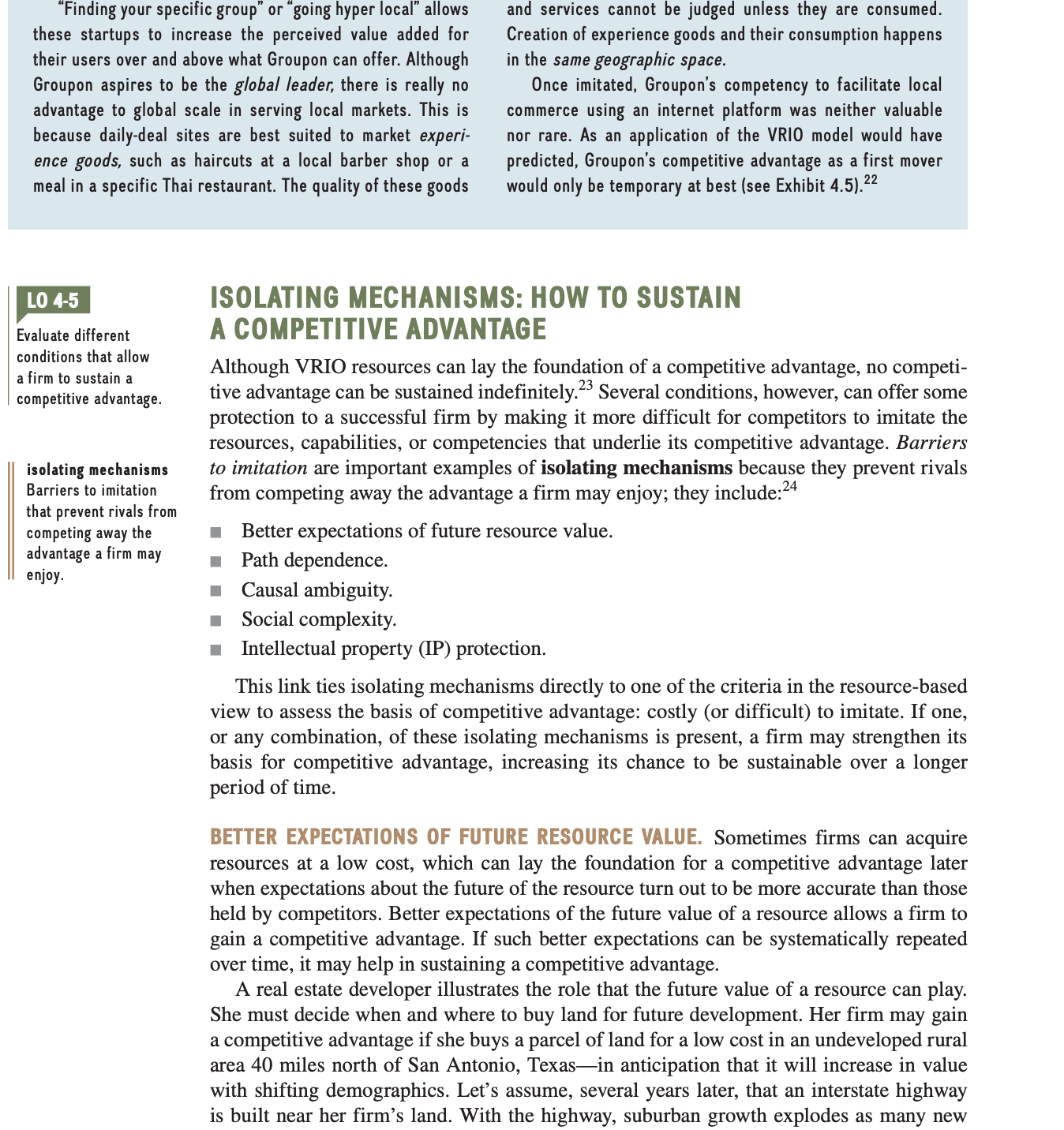 Read the Groupon case (PDF posted on Bb, from the