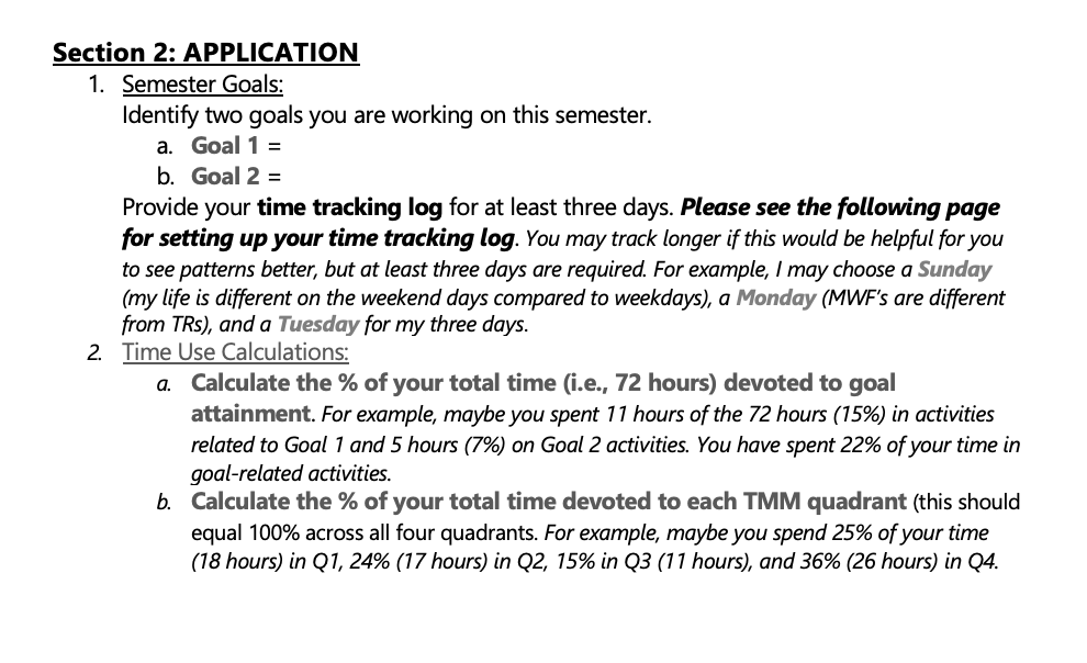 PFl 1305: Life, Love & Money: Elaboration
