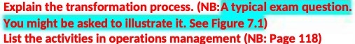 Explain the transformation process. (NB: A