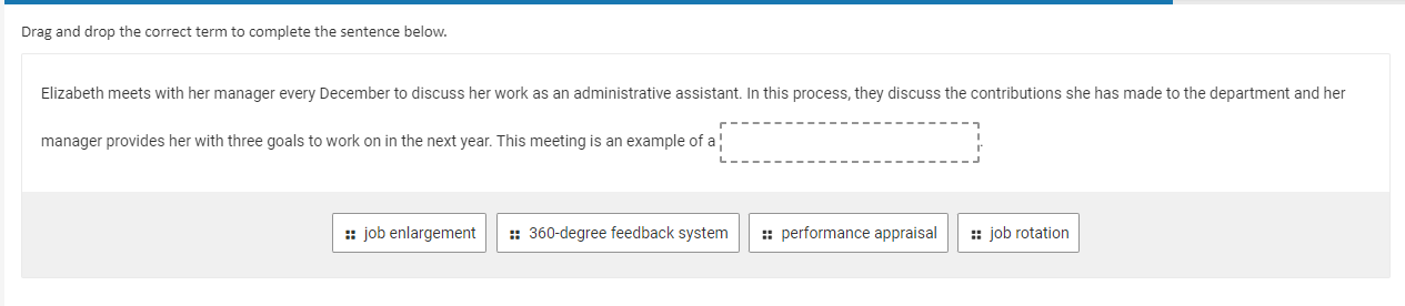 Complete the sentence using the dropdown options.