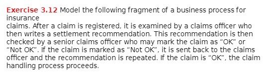 Exercise 3.12 Model the fella-Ming fragment of a