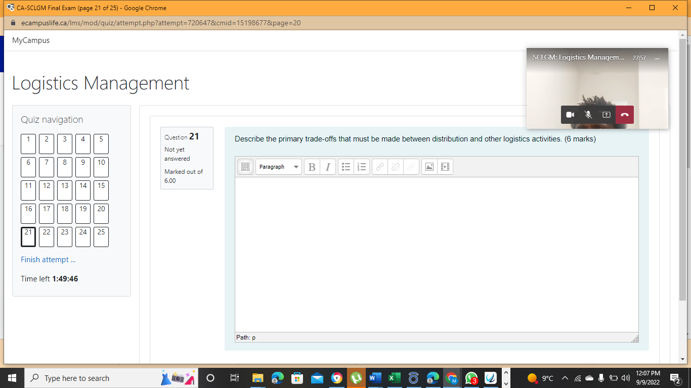 "S CA-SCLGM Final Exam (page 21 of 25) - Google