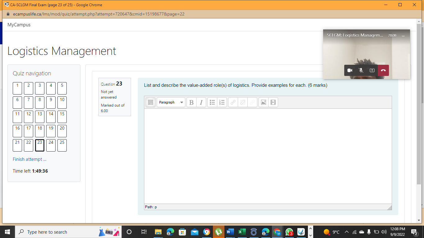 "S CA-SCLGM Final Exam (page 21 of 25) - Google