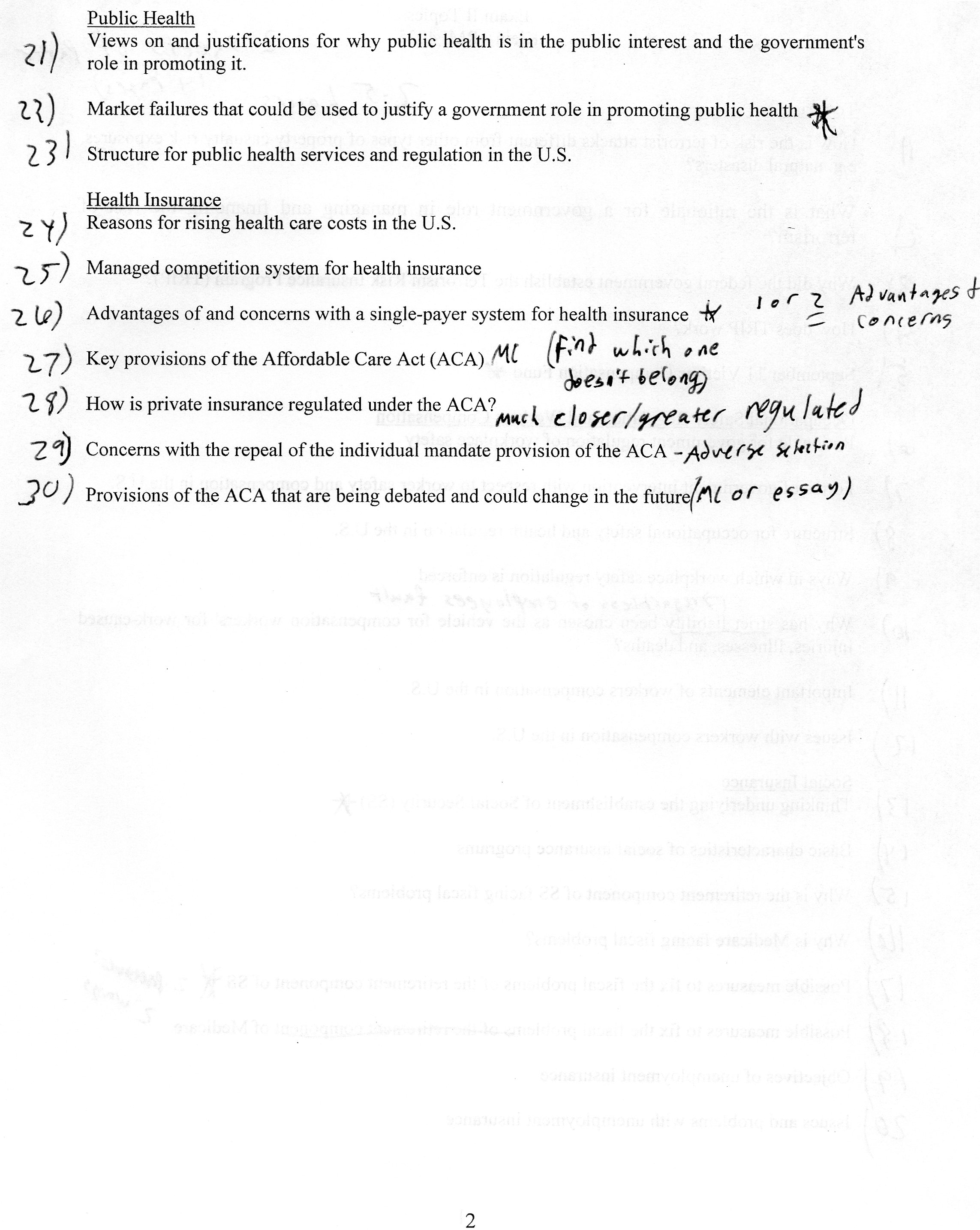 Need help with a study guide. Please fill out