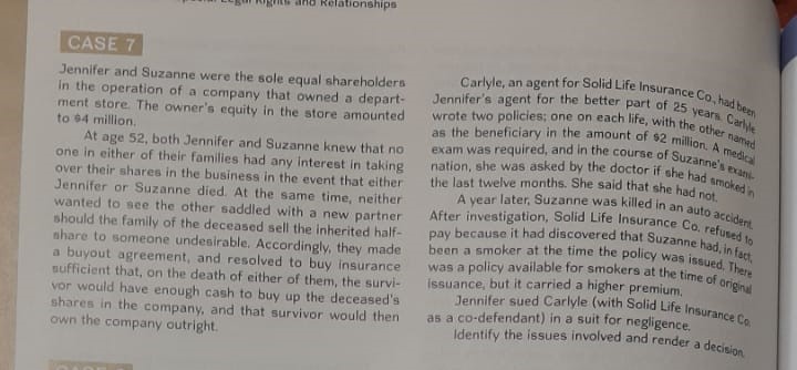 please answer this case study as both plaintiff