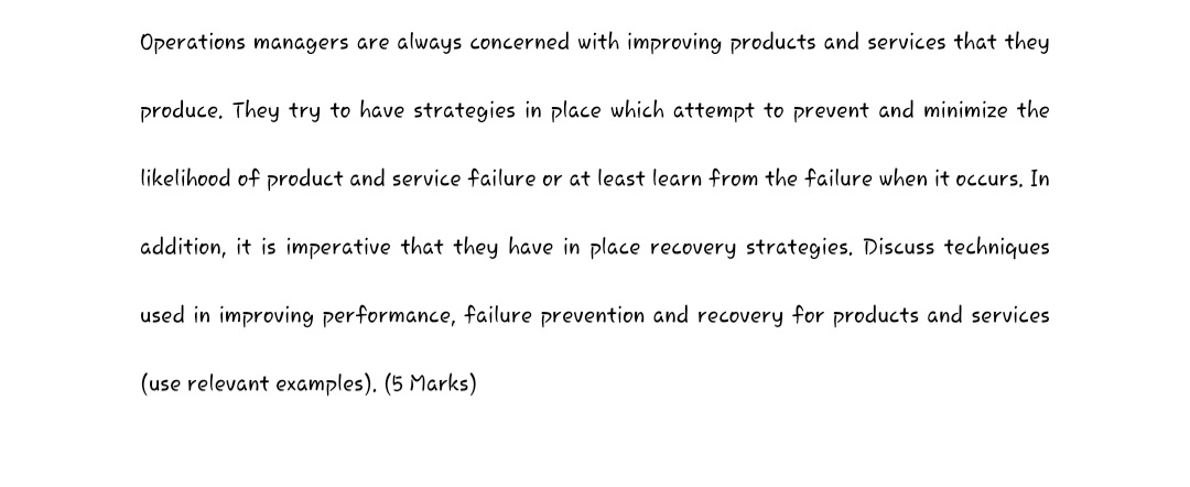 Operations managers are always concerned with