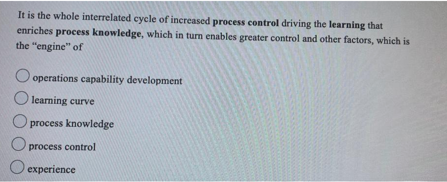 If the alignment between operations capabilities