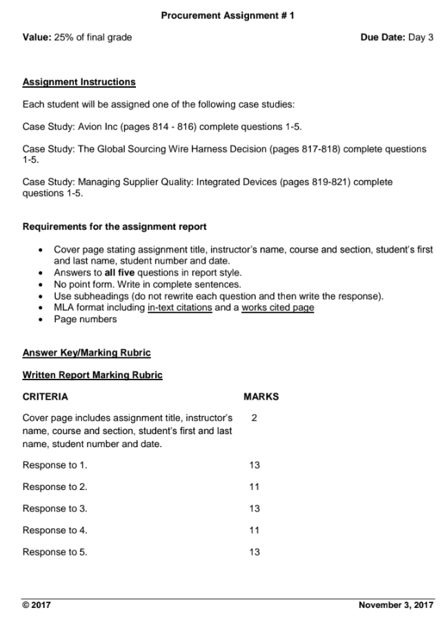 Case study: The Global sourcing wire Harness