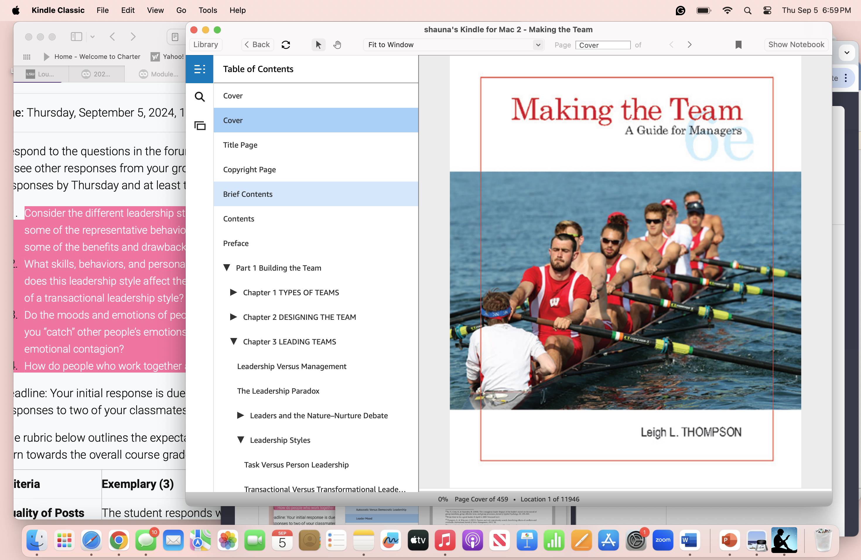 Consider the different leadership styles outlined