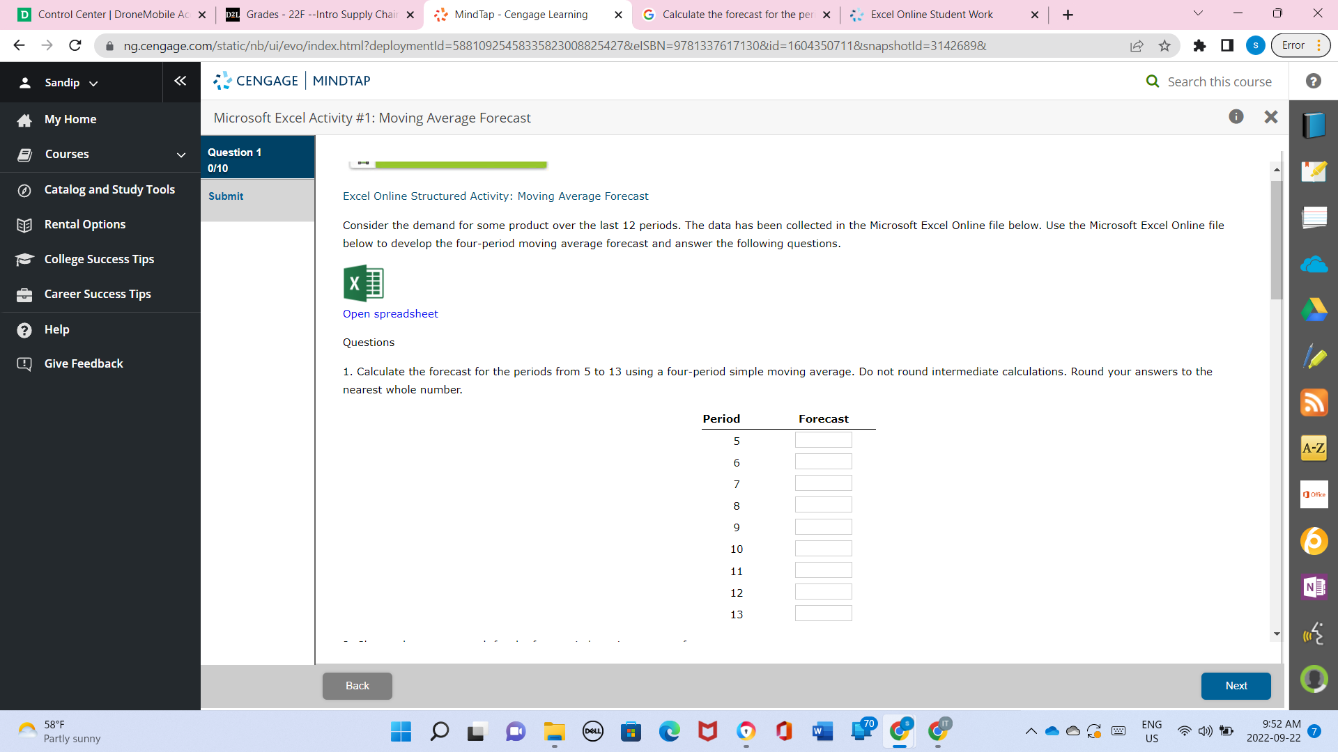 Excel template - Saved Search (Alt + Q) File Home