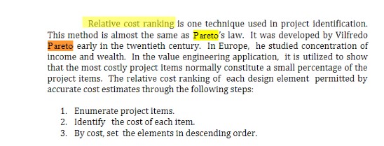 This method relates to Pareto's law, developed
