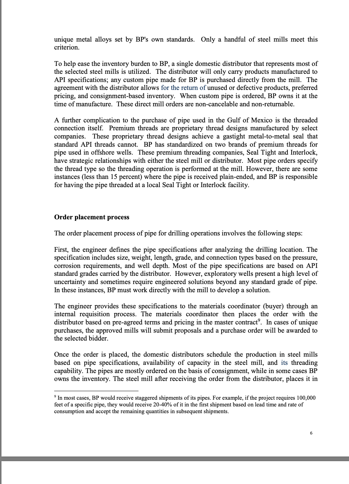 This case was developed solely for the purpose of