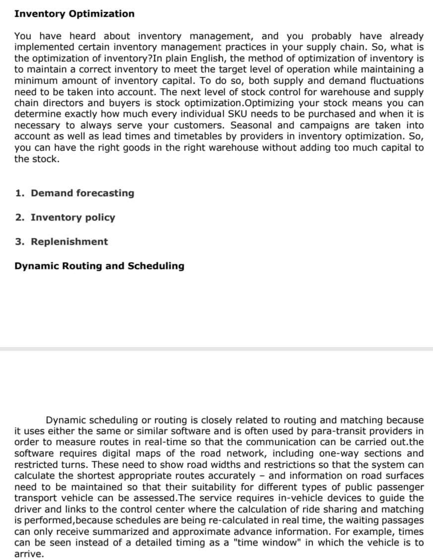 Supply Chain Planning Supply Chain Planning (SOP)