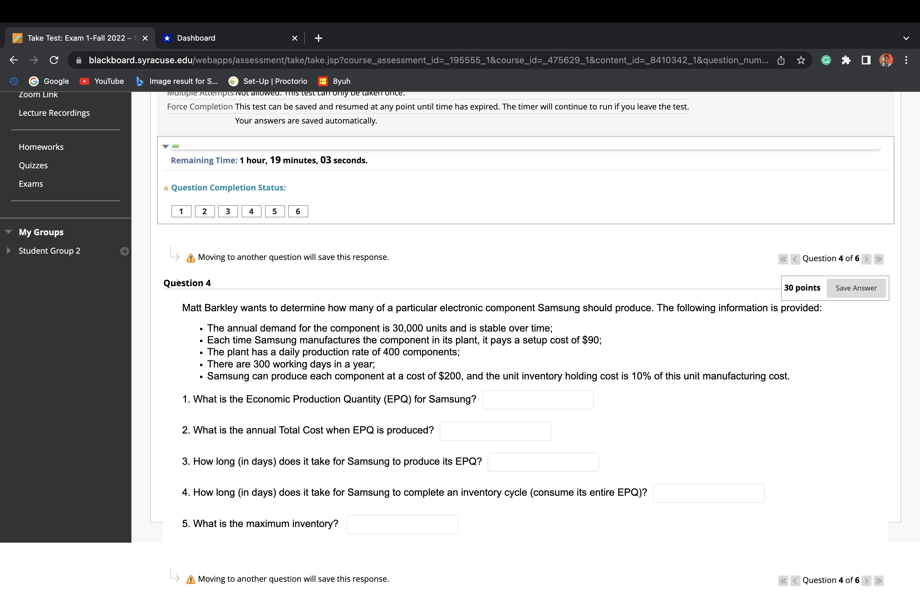 YouTube [a lmageresultfors.. @ Set-UplProctorio Zoom Link - . . .u-.