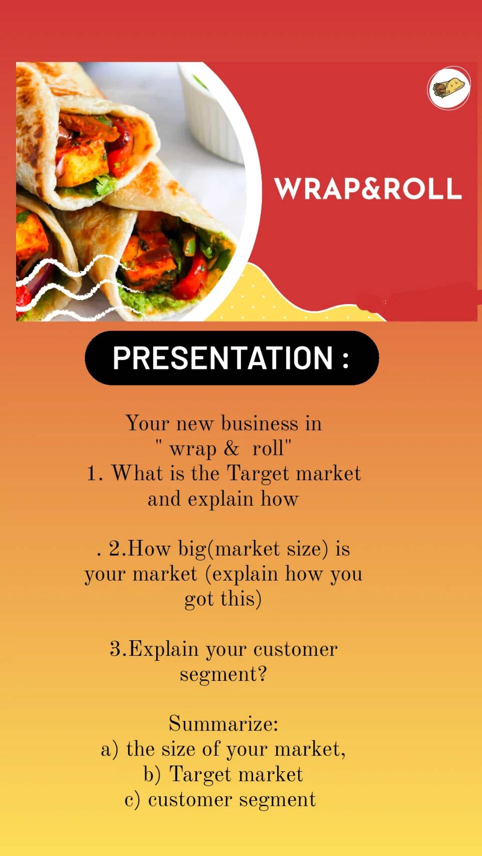 WRAP&ROLL PRESENTATION : Your new business in