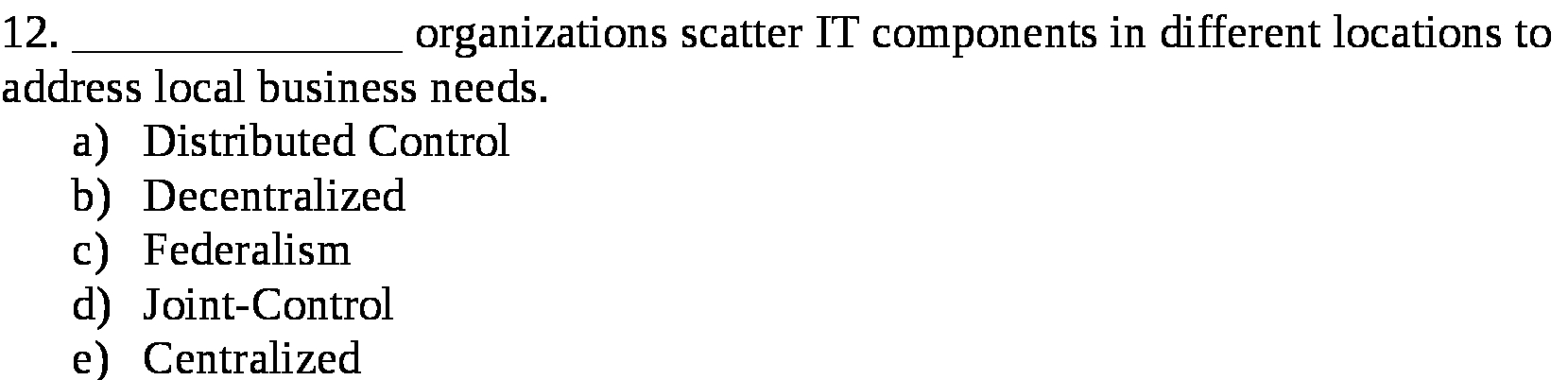 7 organizations scatter IT components in