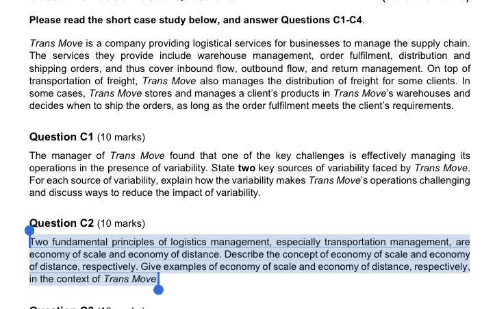 Please read the short case study below, and