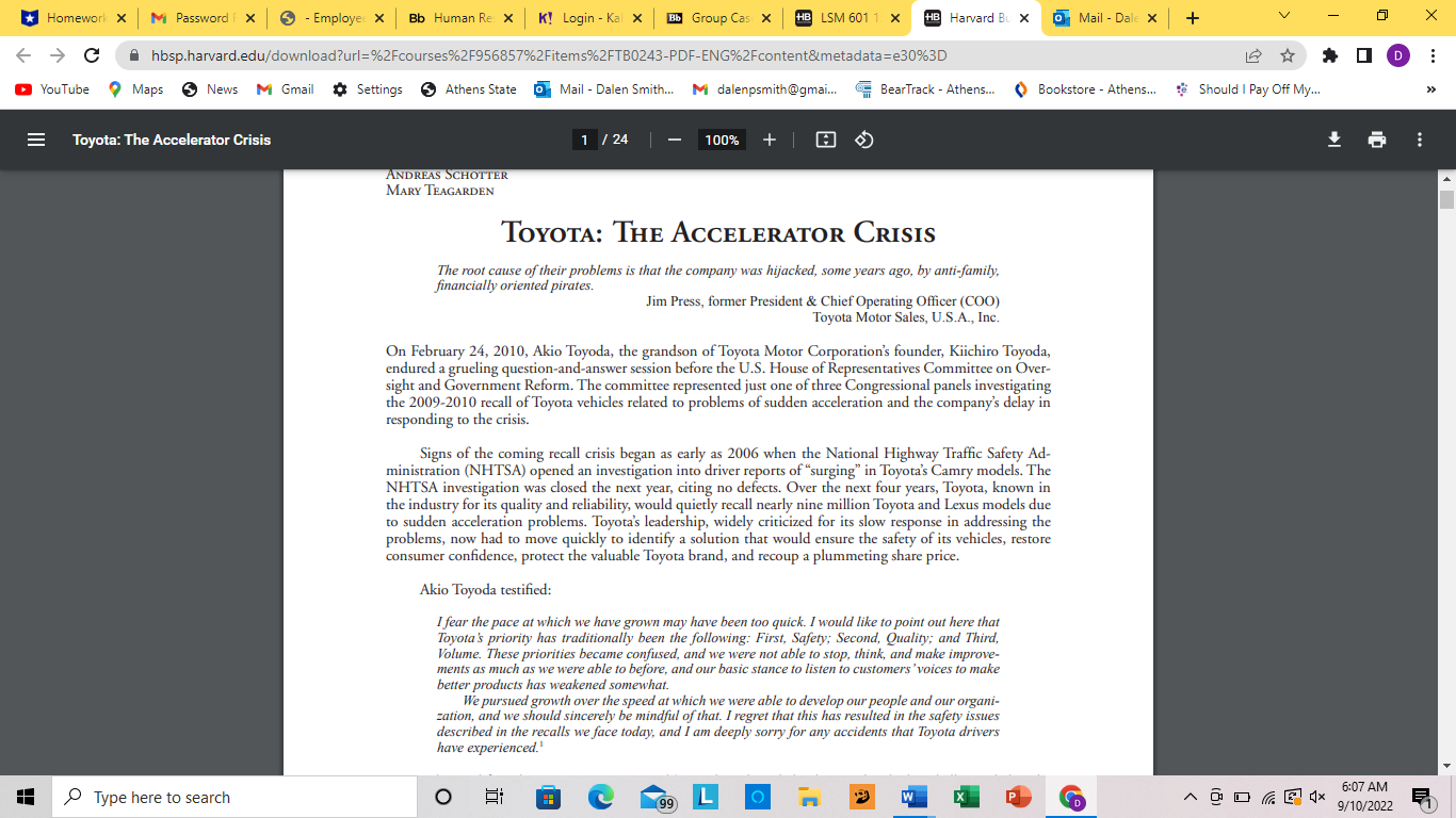 What should Akio Toyoda do now to restore