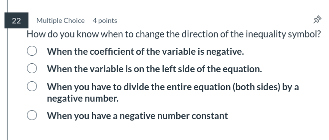 answer Multiple Choice 4 points ? How do you know