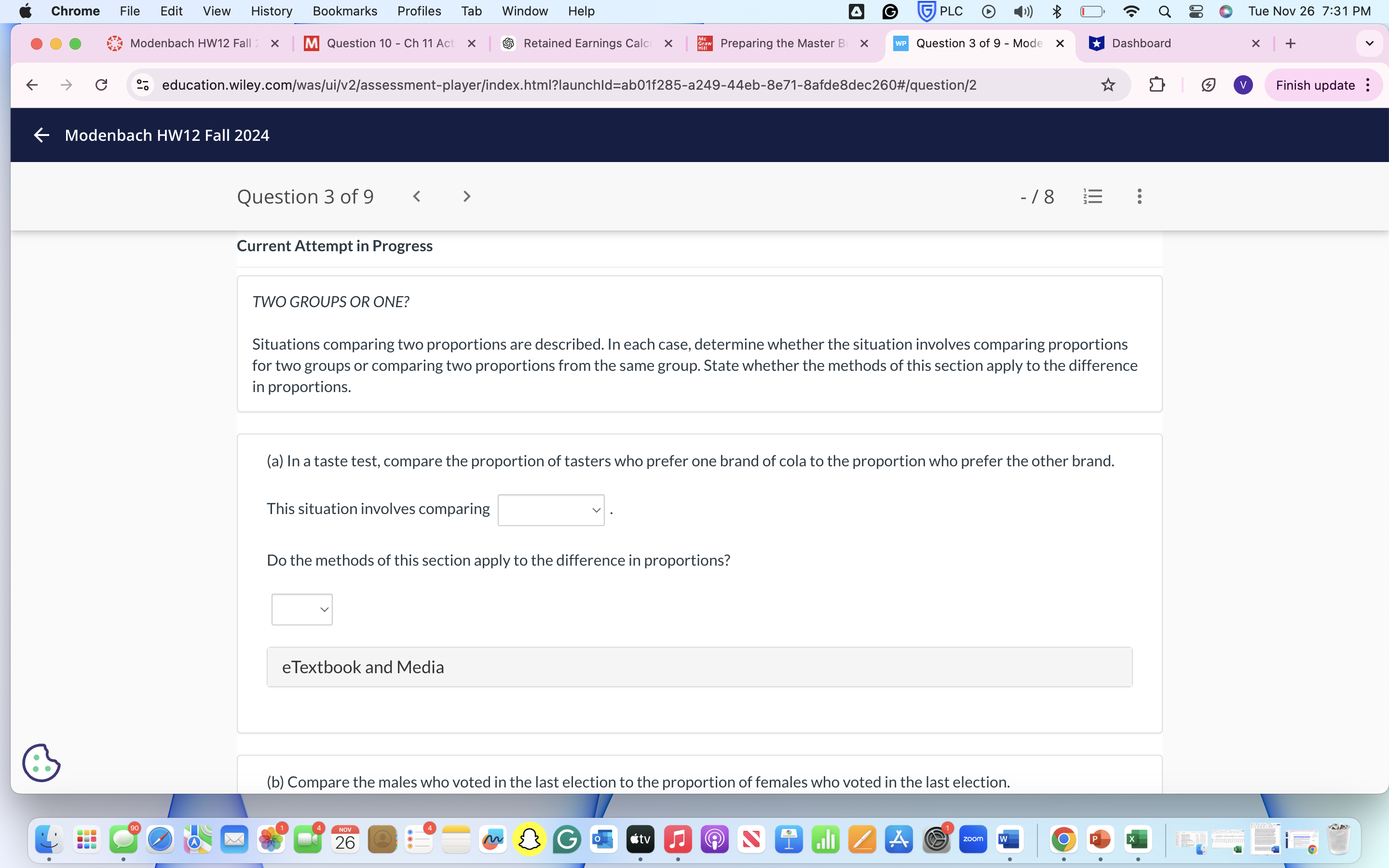 answer @ Chrome File Edit View History Bookmarks