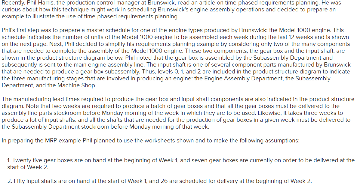 Recently, Phil Harris, the production control