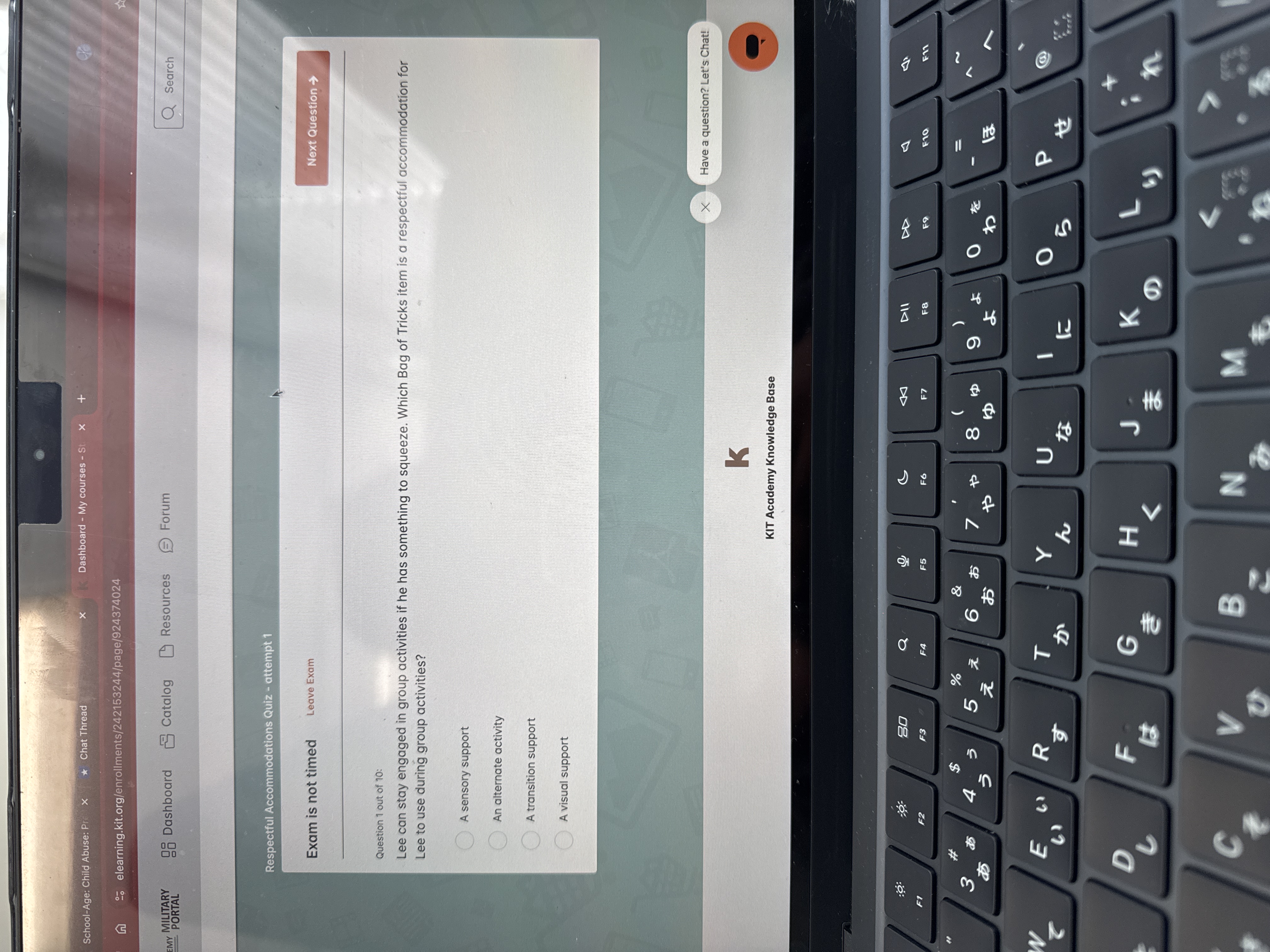 Answer *Chat Thread Dashboard - My courses - St x
