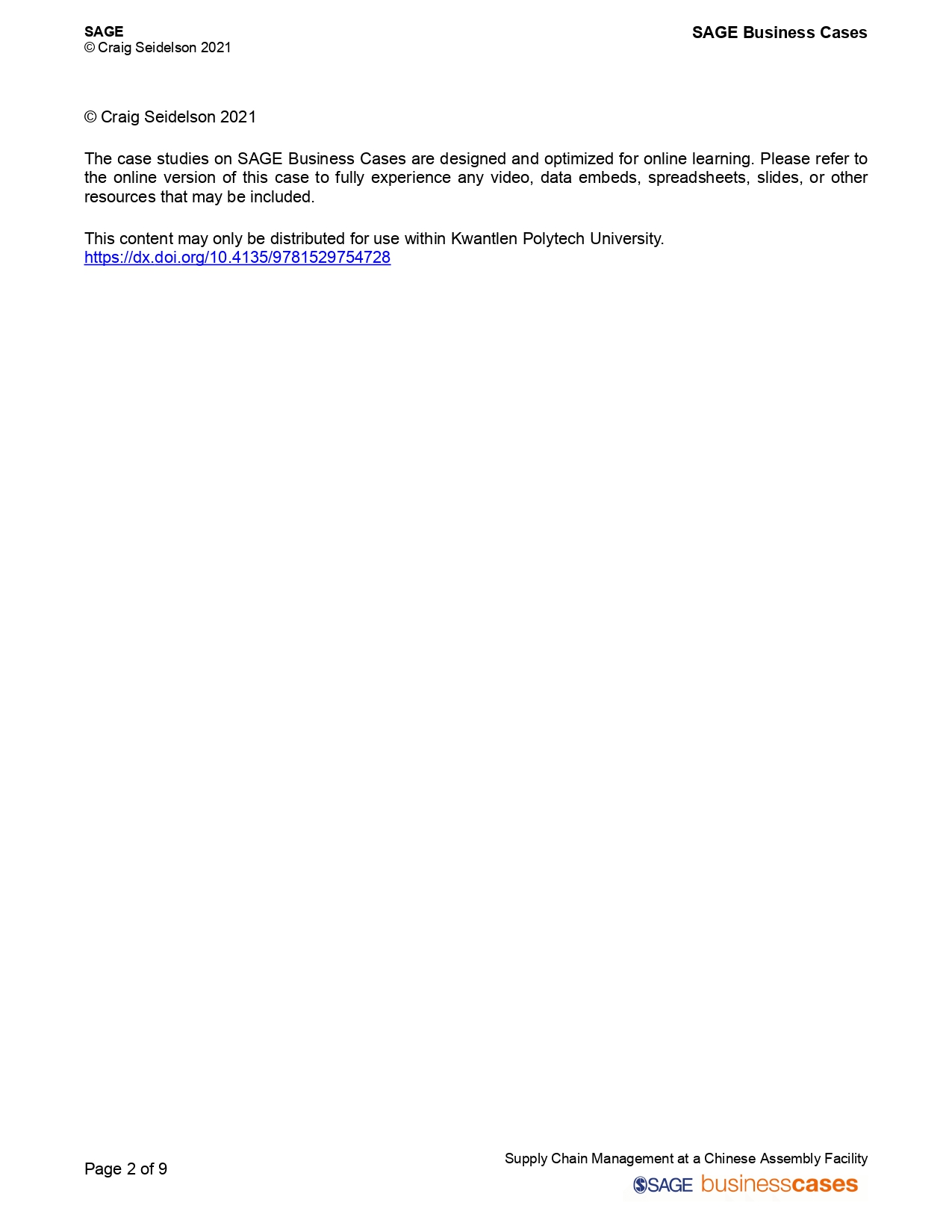 What is the standard cost of an assembled