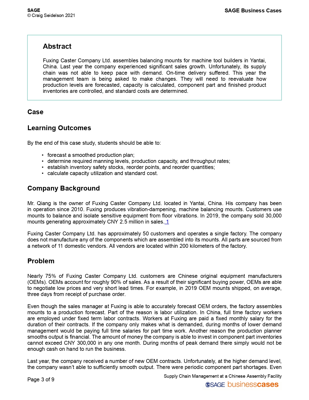 What is the standard cost of an assembled