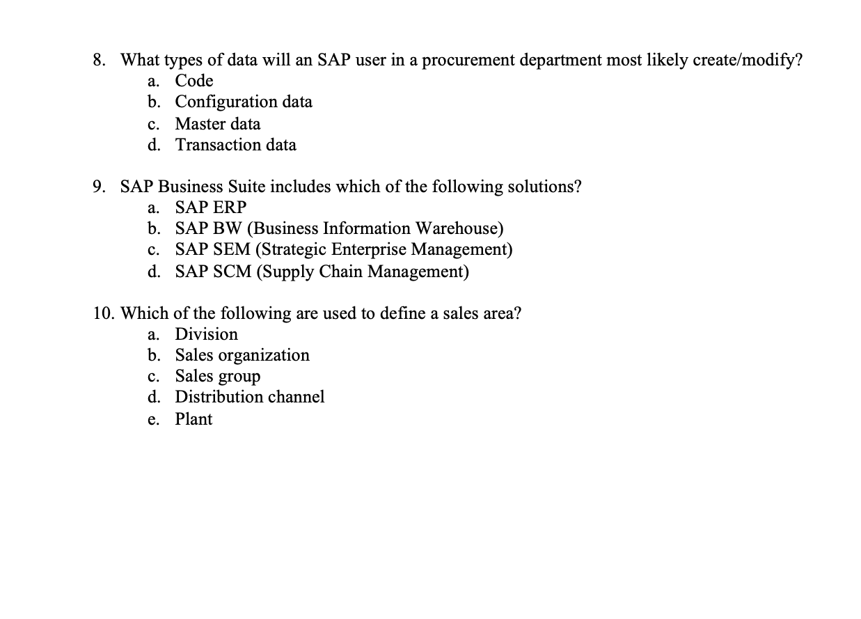 . The organizational unit that represents the