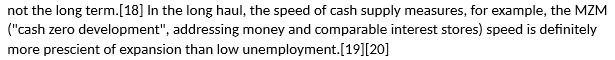 not the long term.[18] In the long haul, the