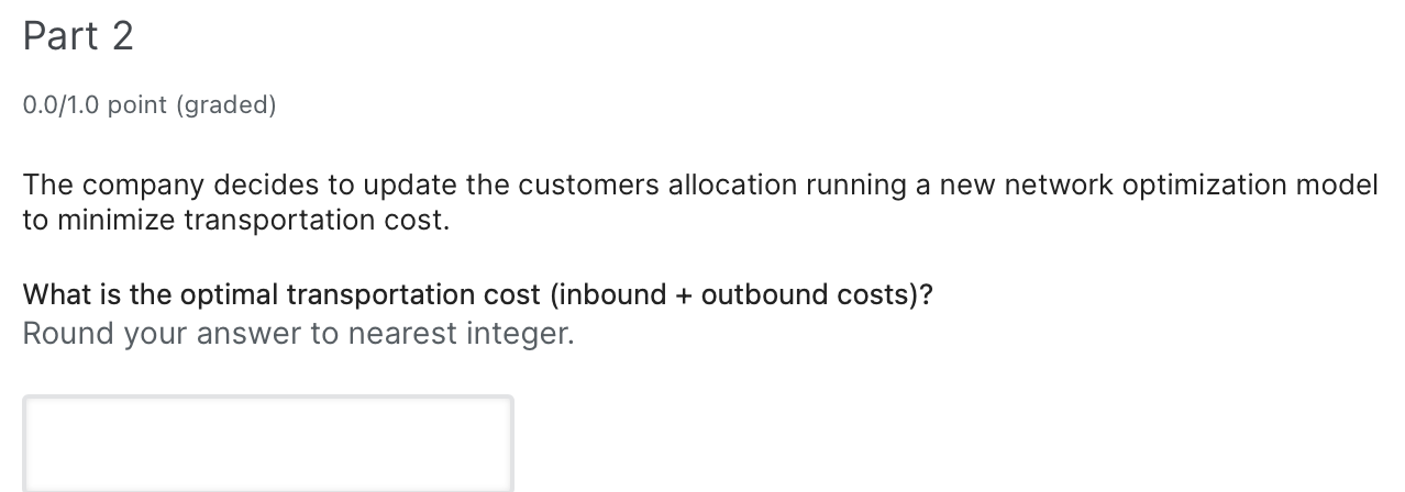 Part 1 0.0/0.5 points (graded) CMS Inc. is a