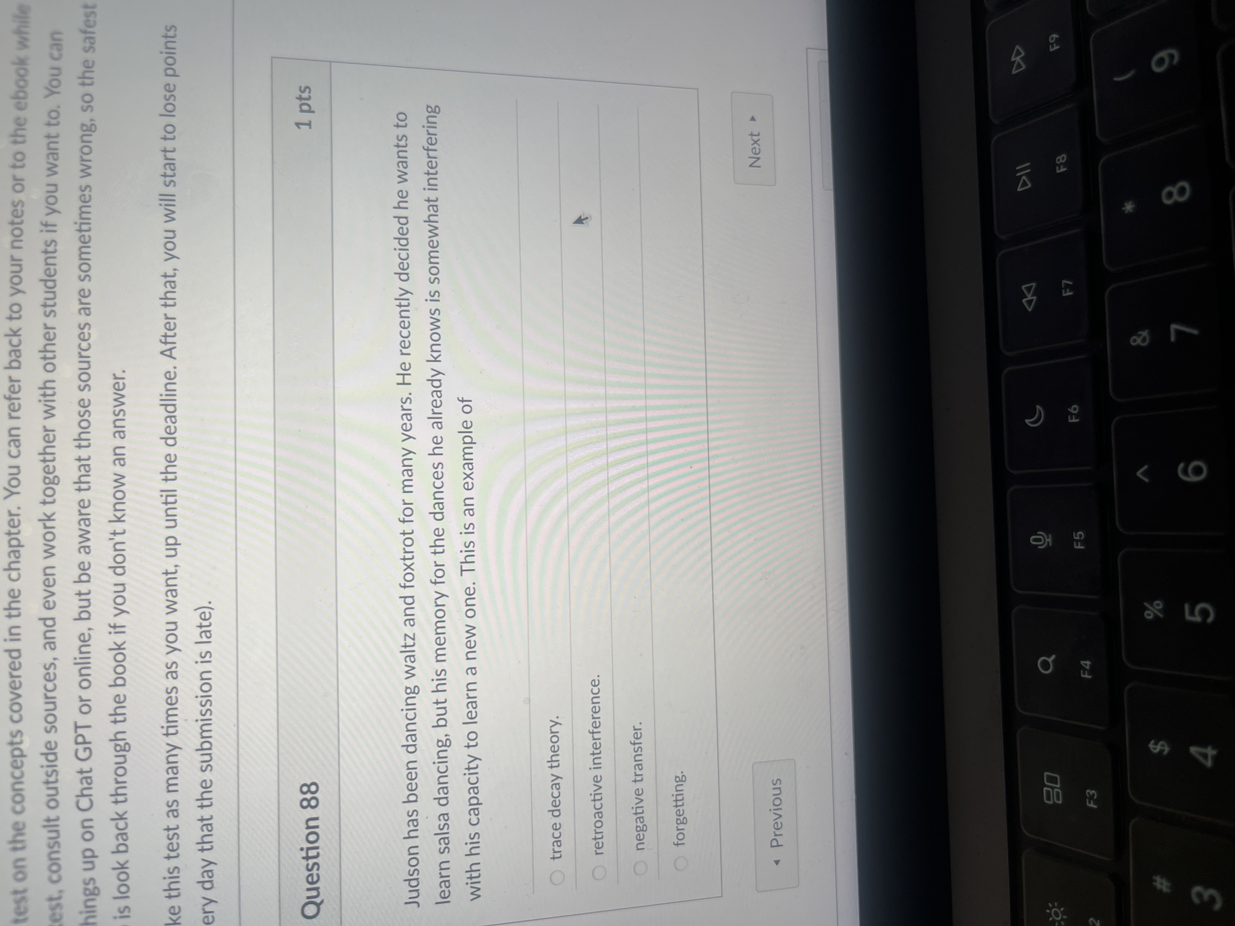 answer test on the concepts covered in the
