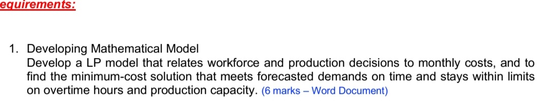 Qase: AGGREGATE PLANNING Denition In these