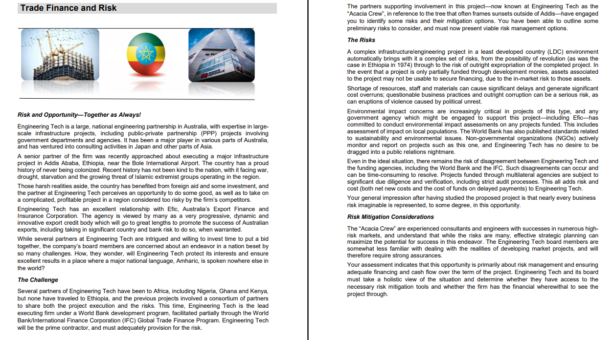 3. The risks in the transaction seem to be very