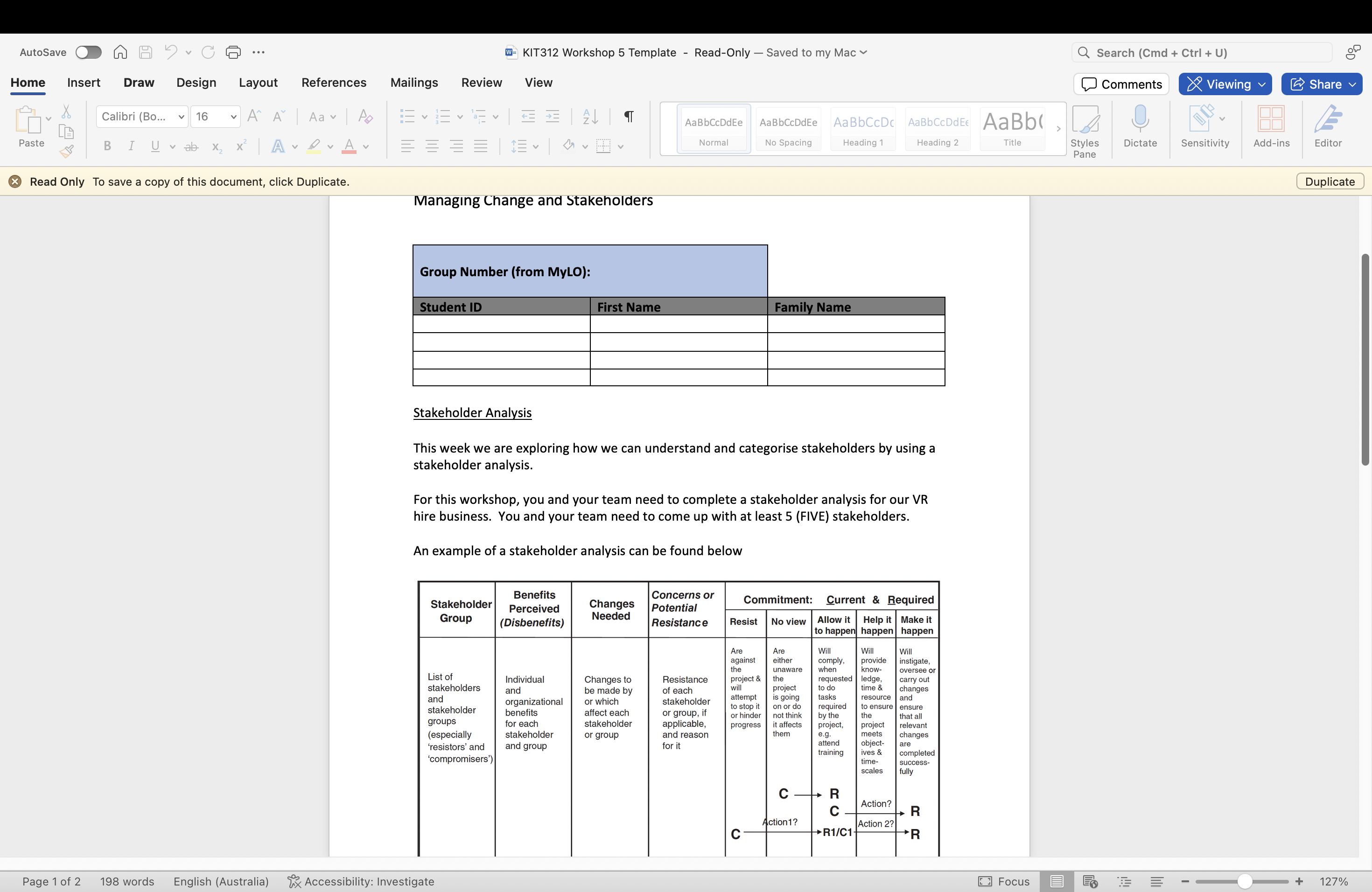 Autosave (D () @ - @- KIT312 Workshop 5 Template