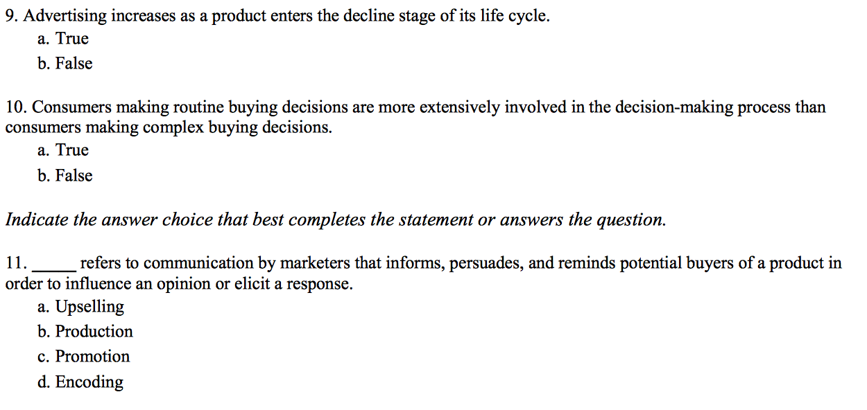 This some marketing question, many problem i