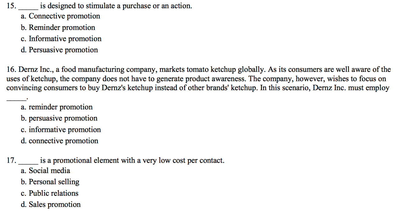 This some marketing question, many problem i