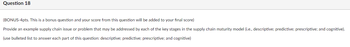 Optimization modeling is a prescriptive analytics