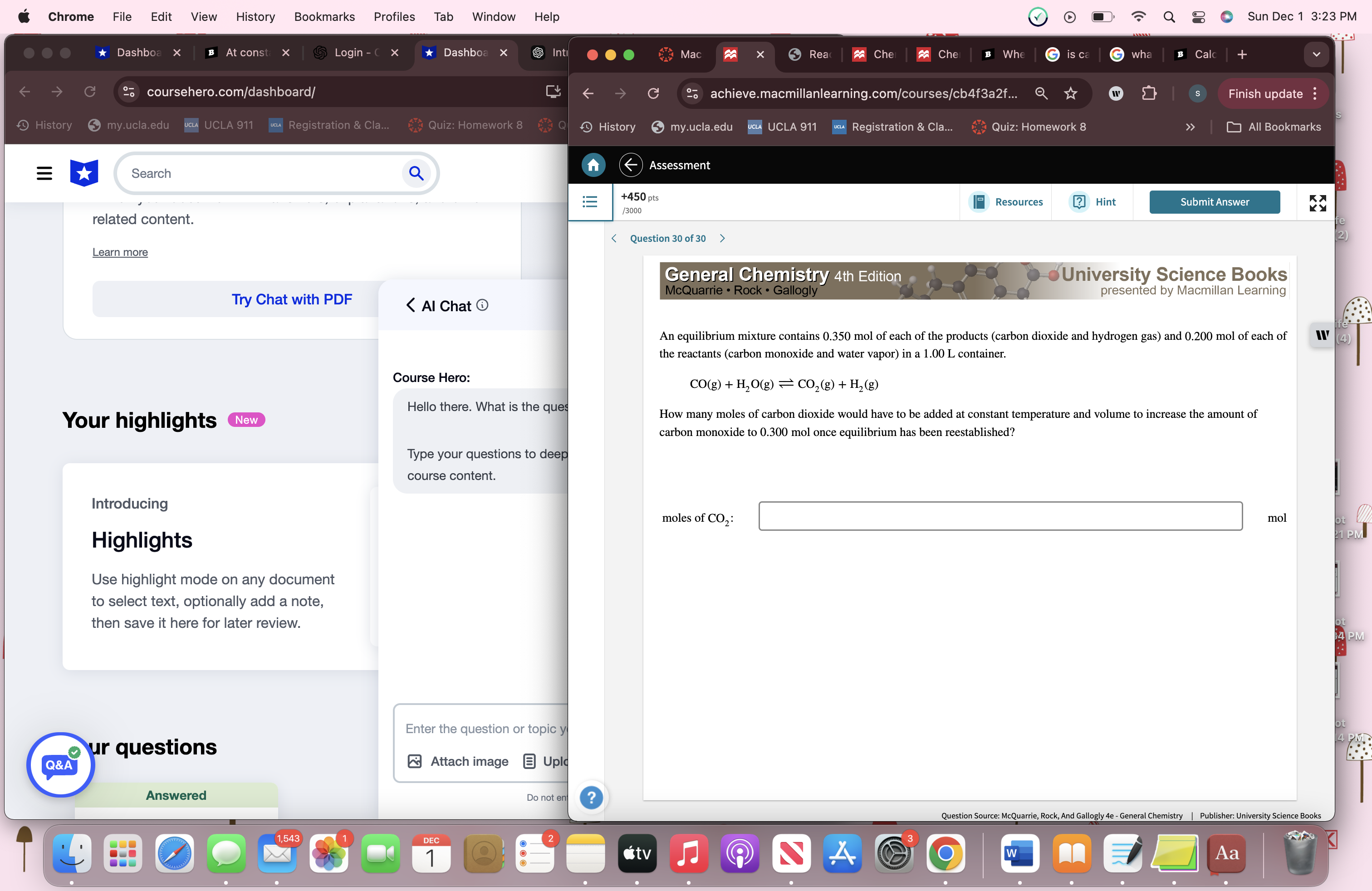 answer Chrome File Edit View History Bookmarks
