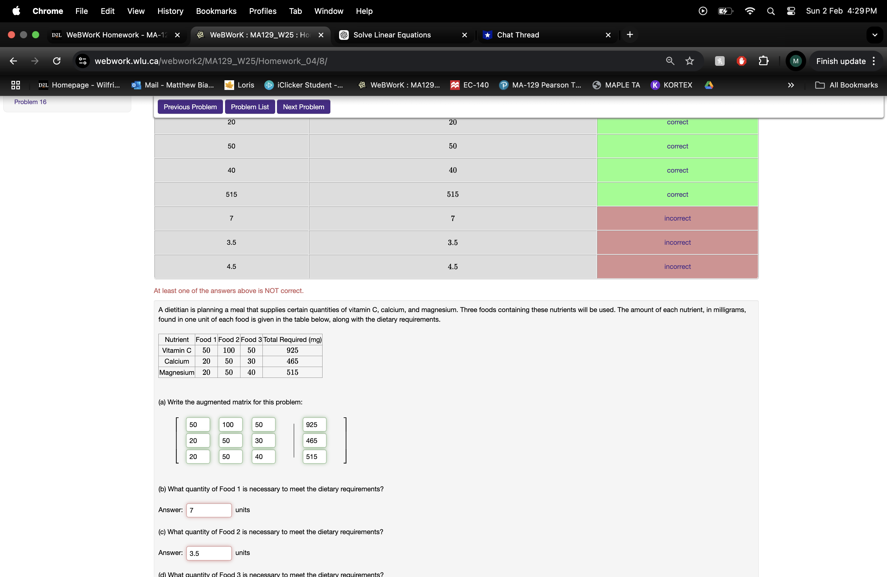 answer b, c, and d correctly Chrome File Edit