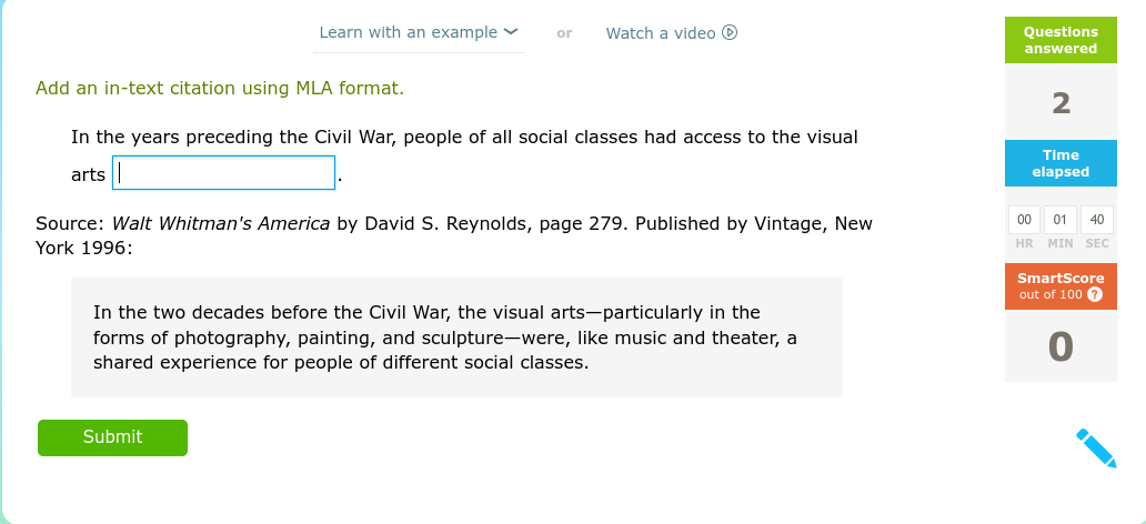 orAdd an in-text citation using MLA format. Learn
