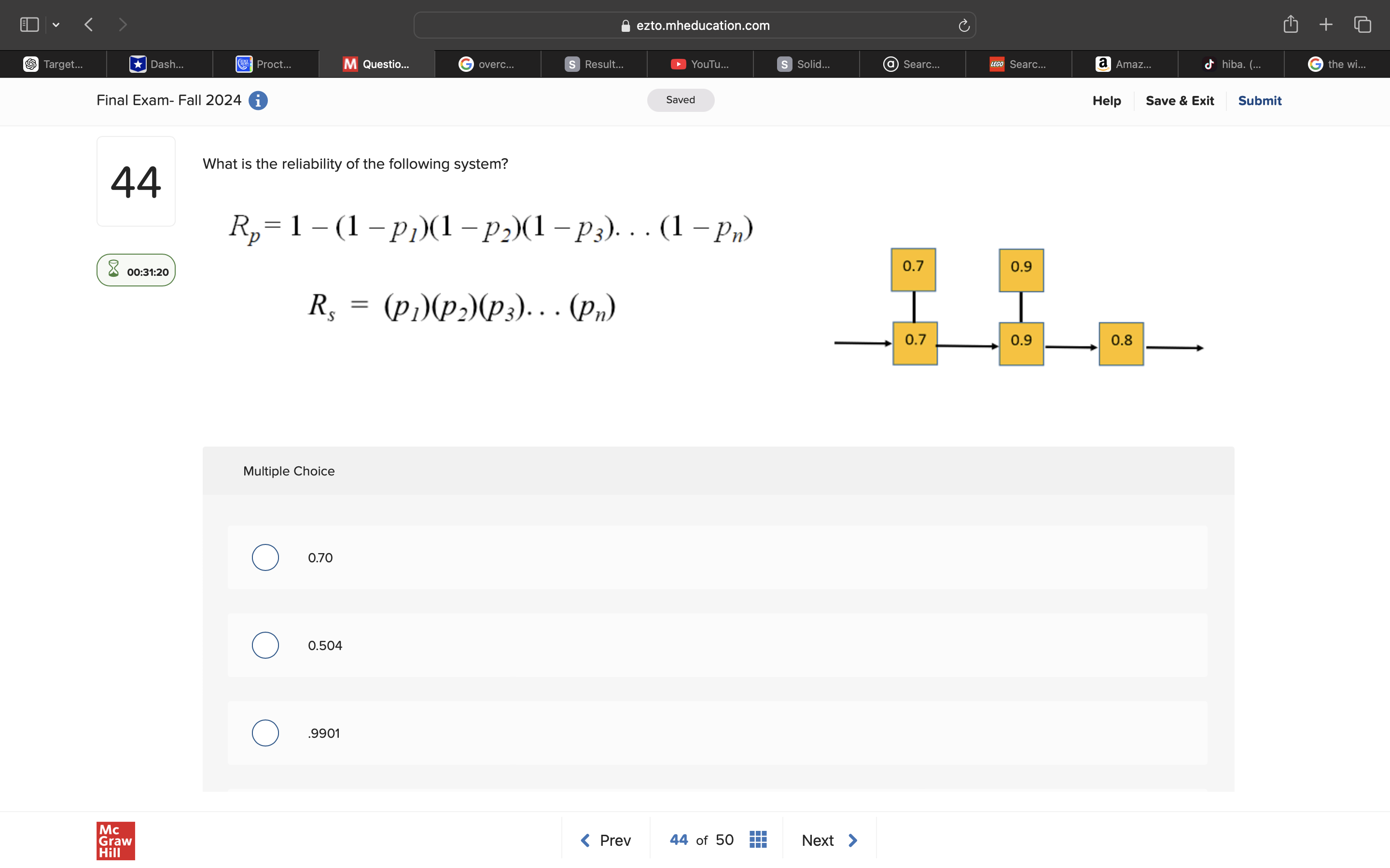 answer + ezto.mheducation.com a Amaz... hiba.